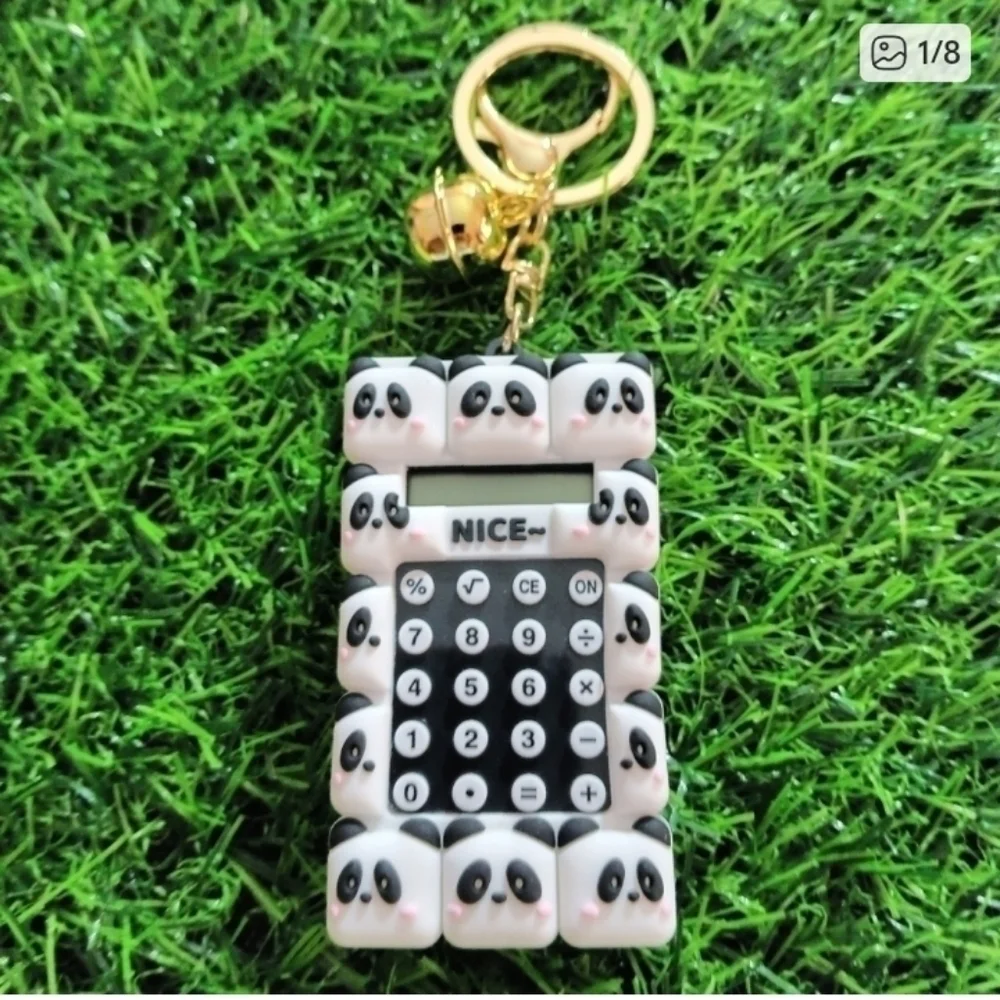Panda Bear Y2K Keychain Charm